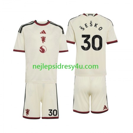 Fotbalový Dres Manchester United Benjamin Sesko 30 Dětské Alternativní 2026/27